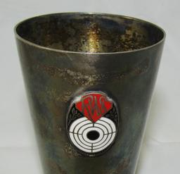 WW2 German Munitions Factory  Award Tumbler-.800 Silver