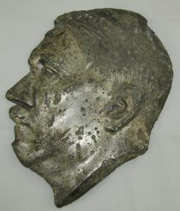 Hitler Head Side View Profile For Plaque