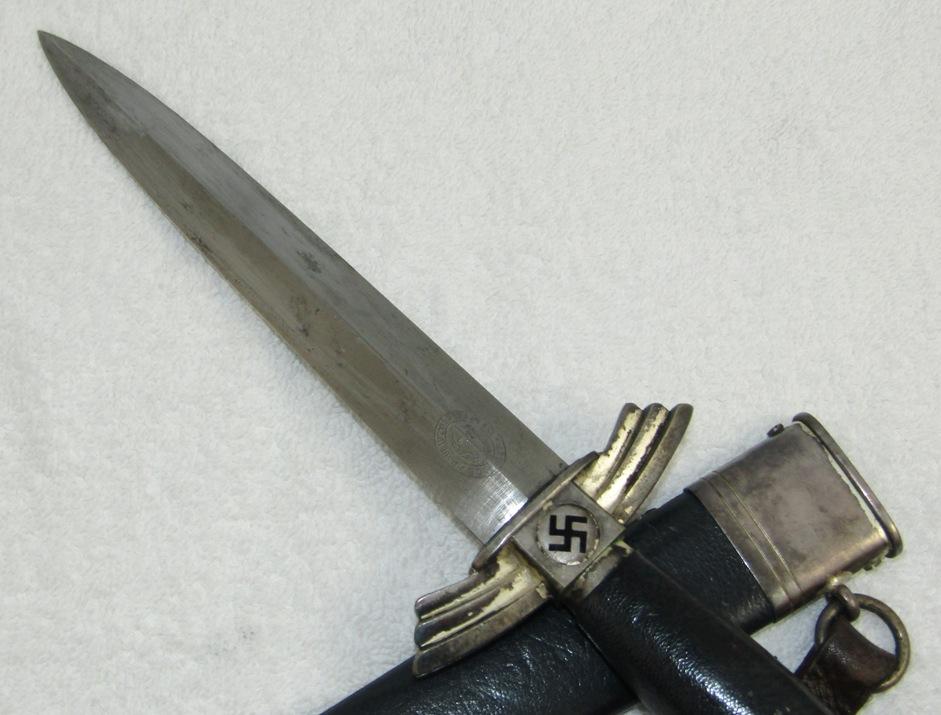 Nice Pre/Early WW2 DLV Dagger With Scabbard/Hanger-Paul Weyersberg