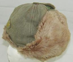 Scarce WW2 Japanese Soldier Cold Weather Hat