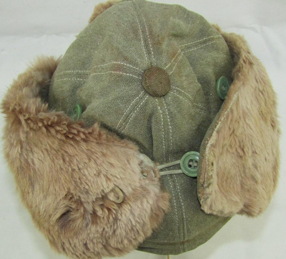 Scarce WW2 Japanese Soldier Cold Weather Hat