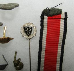 Large Lot Misc. WW2 German Insignia-Ribbons Etc.