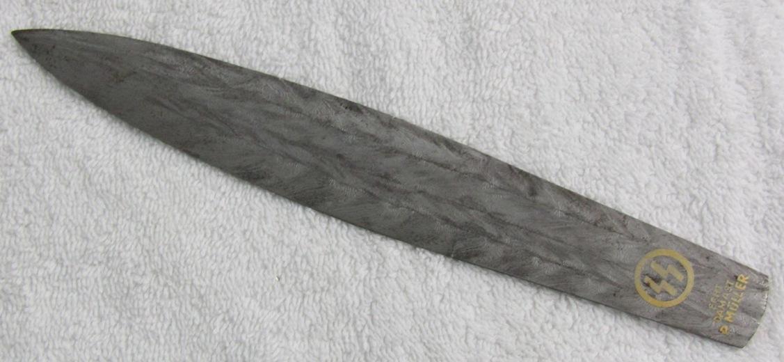 Himmler/SS Presentation Letter Opener-Damascus