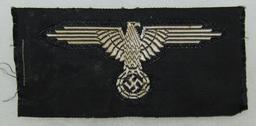 WW2 Waffen SS Arm Eagle For Enlisted-Bevo Embroidered.