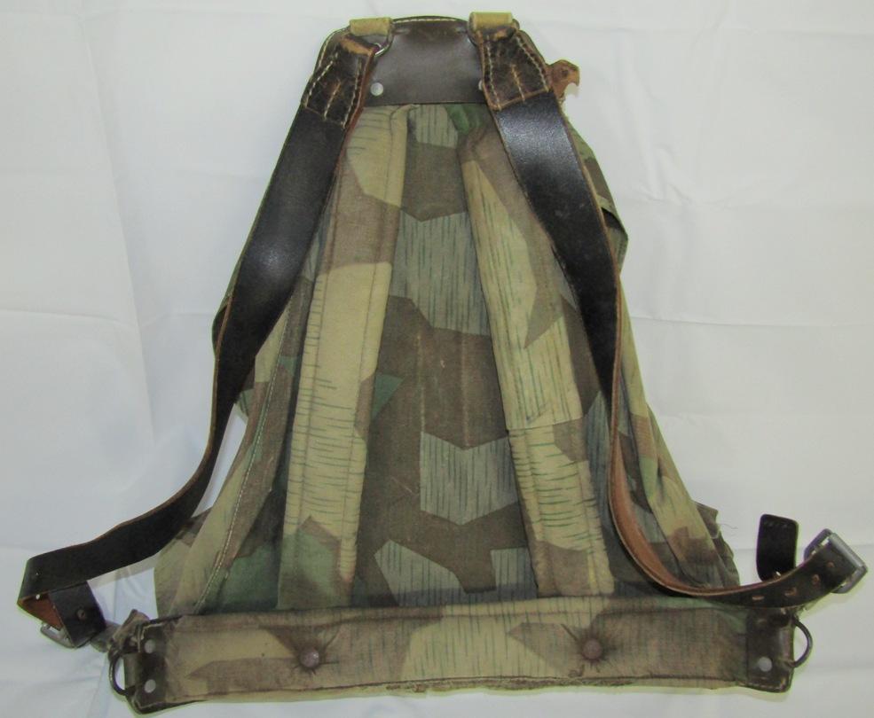 German Field Pack-Splinter Pattern Material-Field Made?