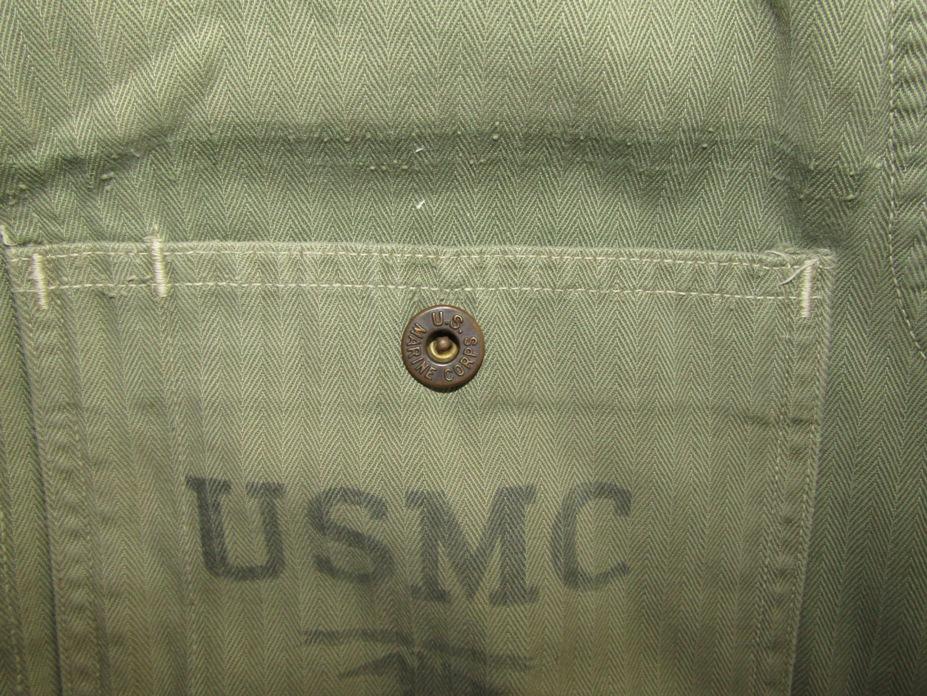 2pcs-WW2 USMC HBT Utility Shirts/Jackets