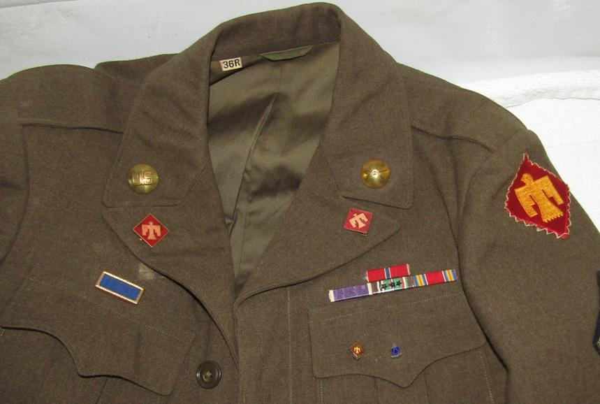 WW2 U.S. Enlisted Soldier 45th Division Ike Jacket