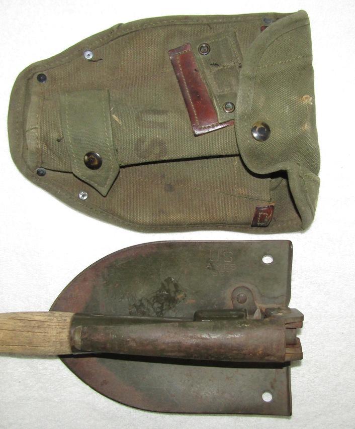 2pcs-Early Vietnam War Period U.S. Army Entrenching Tools/Shovels-Both With Picks