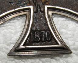 2pcs-1870 And WW1 German Iron Crosses 2nd Class