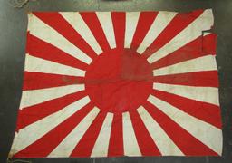 Original WW2 Period Japanese Rising Sun Flag