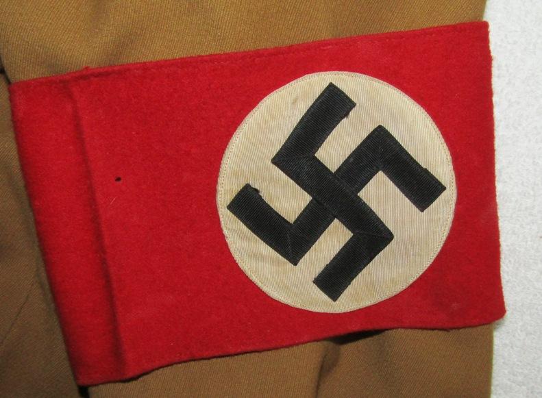 WW2 German Political Leader Tunic With Rare Kreis Level AbscnhittsLeiter Collar Tabs
