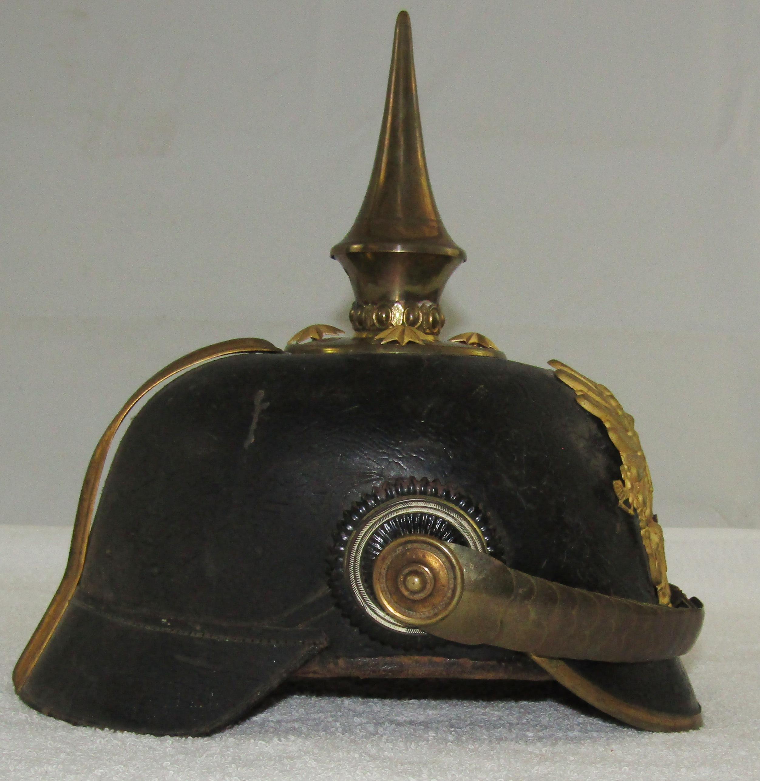 Scarce Pre WW1 Period Prussian M1871 Reserve Officer's Pickelhaube