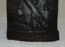 Original Early 1900's Cast Iron General Pershing Bank