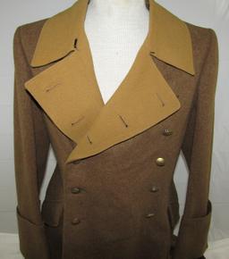 WW2 German Political Leader's Double Breasted Wool Overcoat