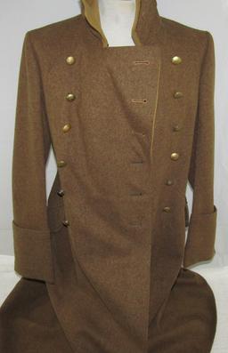 WW2 German Political Leader's Double Breasted Wool Overcoat