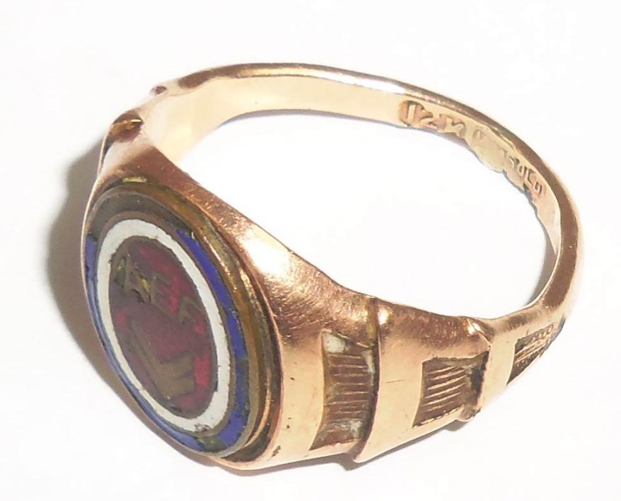 WWI U.S. Soldier's AEF Ring-12kt Gold Filled