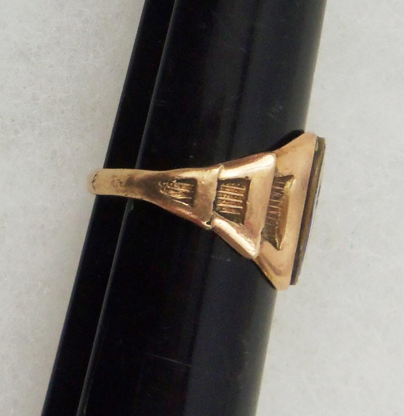 WWI U.S. Soldier's AEF Ring-12kt Gold Filled