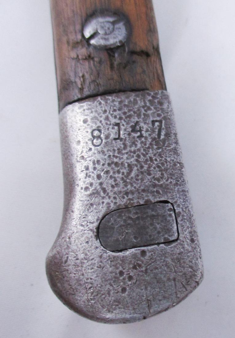 WWII Turkish AS. FA. Bayonet w/Steel Scabbard