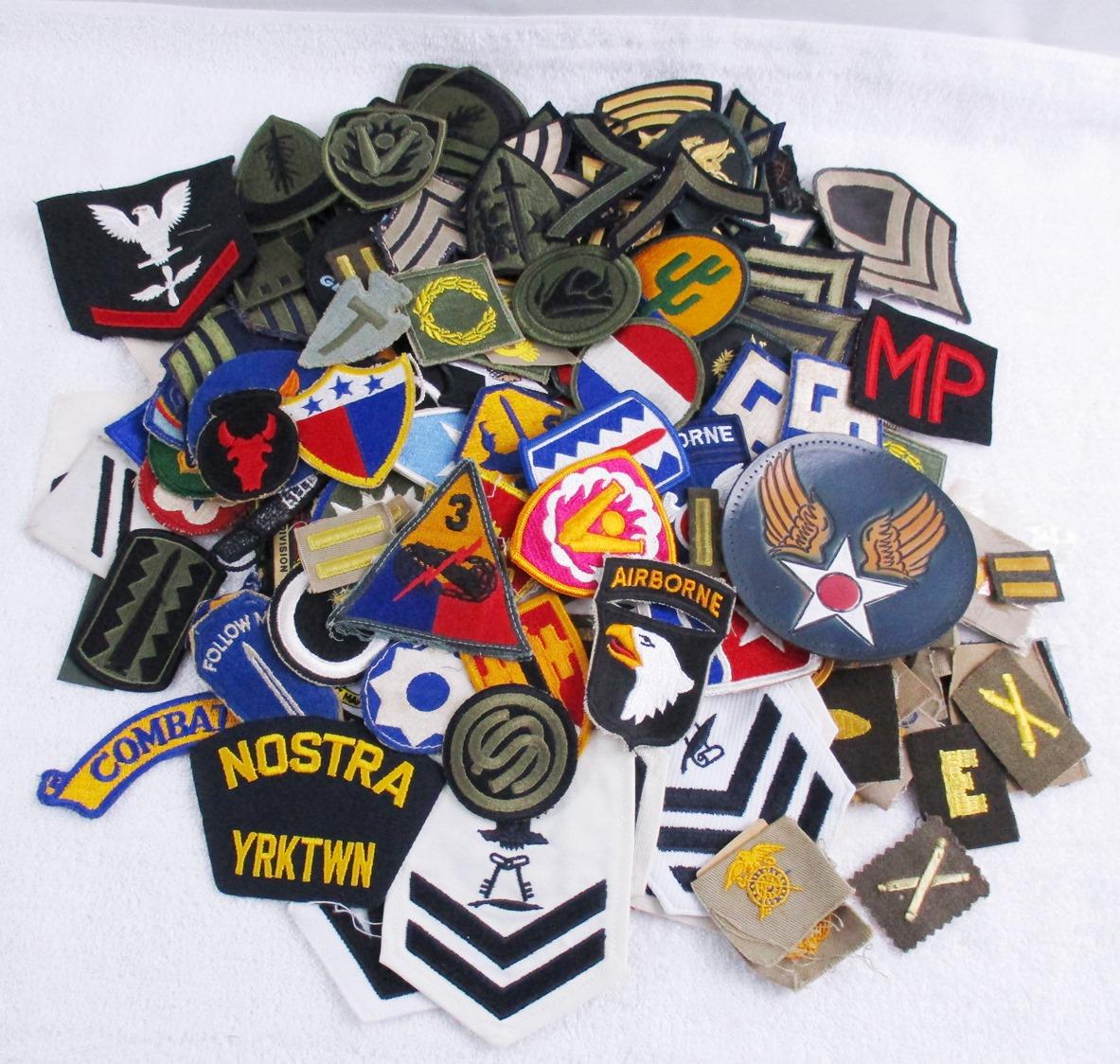 220+ pcs. U.S. Military Patch Lot