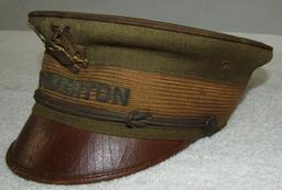 Pre/Early WW1 Period Named U.S. Army Cadet? Visor Hat-LAMBERTON