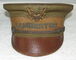 Pre/Early WW1 Period Named U.S. Army Cadet? Visor Hat-LAMBERTON