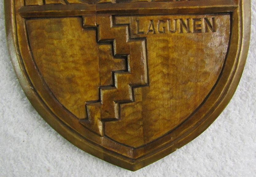 Hand Carved Wood KUBAN Shield