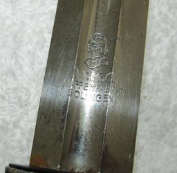 Luftwaffe Officer's dress Sword With Scabbard-Early Nickel Silver Fittings.