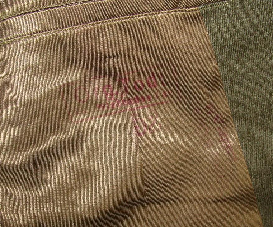 Rare Organization Todt Tunic/Pants For Haupttruppfuher (Head Troop Leader)Of Administration