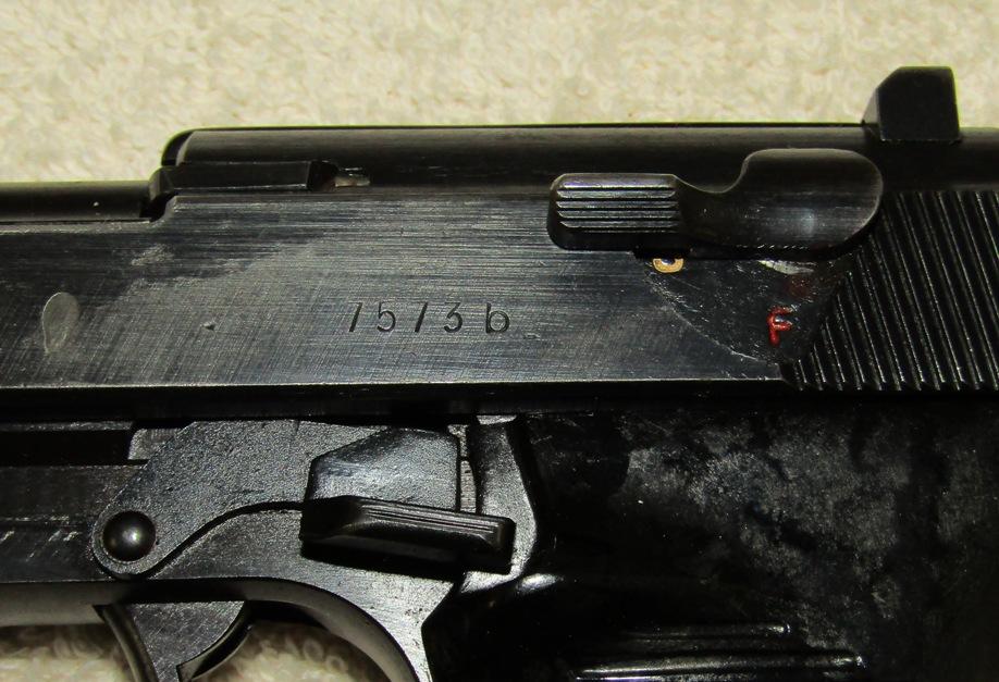 Walther AC 43 P38 Pistol-Matching Numbers-Scarce Black Bakelite Grips