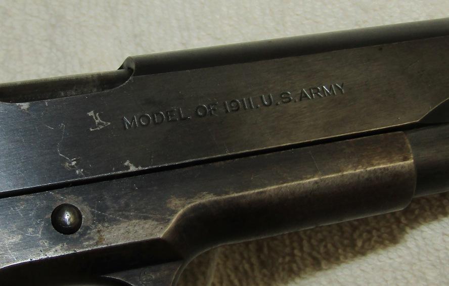 WW1 Period Colt M1911 .45 Pistol-1918 Serial Number