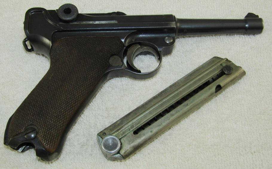 1921 Dated DWM Luger With Matching Numbers/Matching Clip-Weimar Military Police Unit Markings