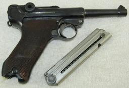 1921 DWM Luger W/Matching Numbers-Weimar Military Police Unit Markings-Vet Bring Back May 1945