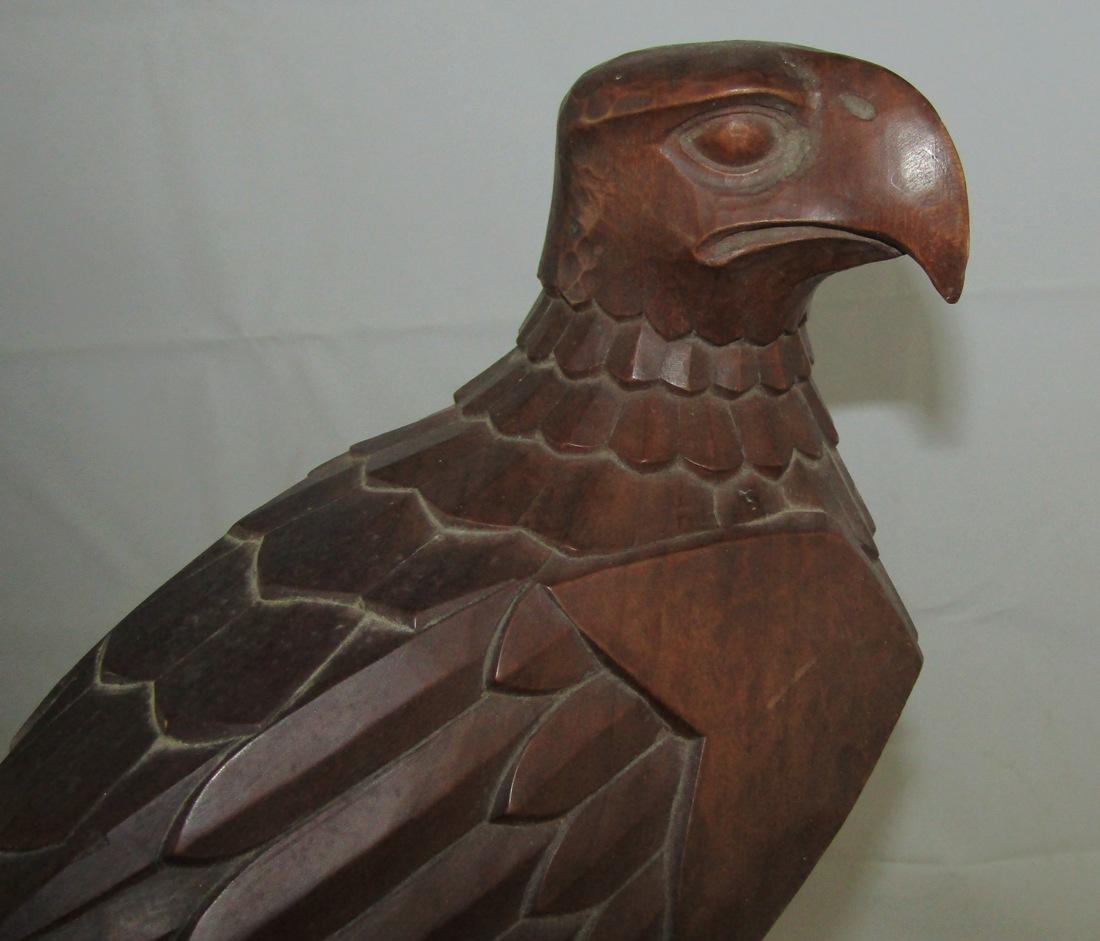 Extremely Rare Early Third Reich SA Unit Award Trophy-Hand Carved Eagle