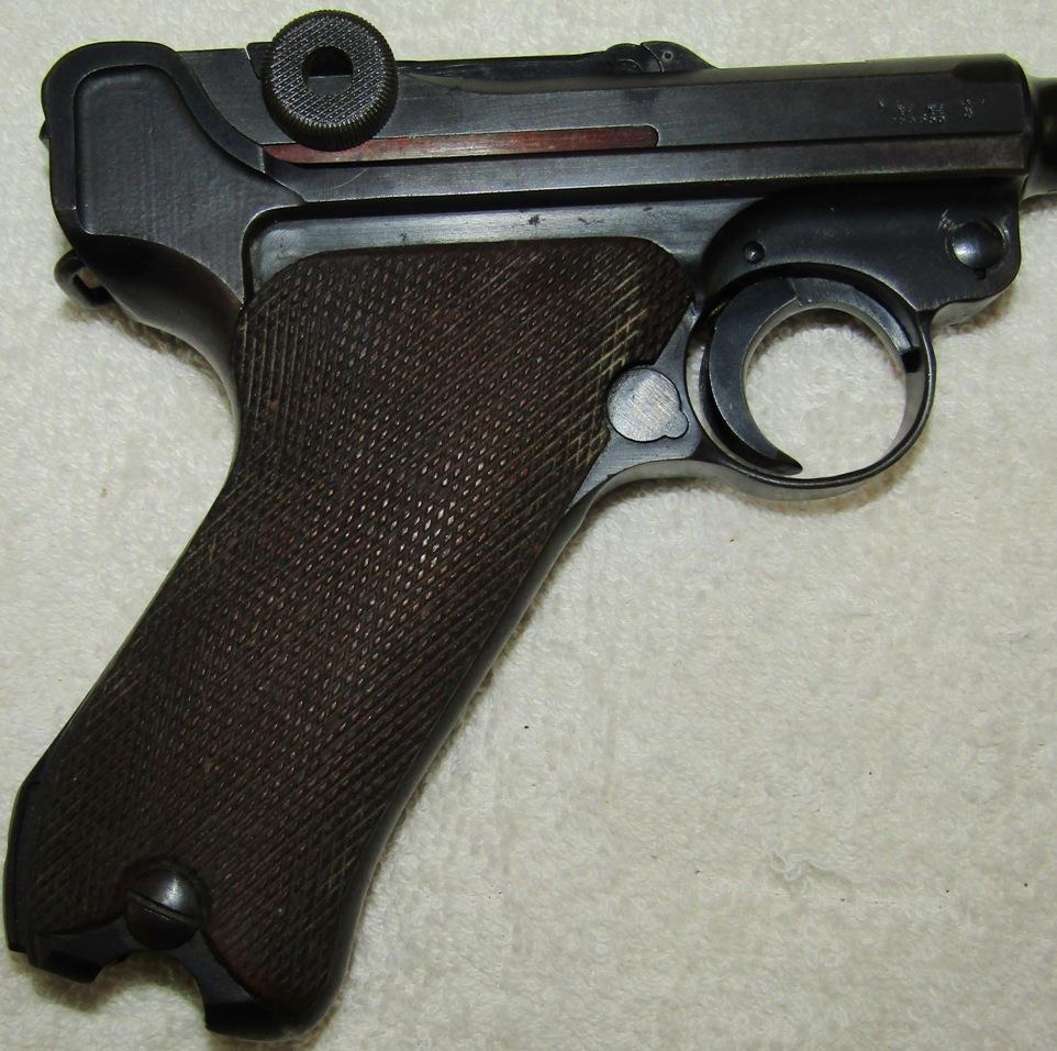 1939/42 Code Luger Pistol-Matching Numbers-1939 Dated Holster