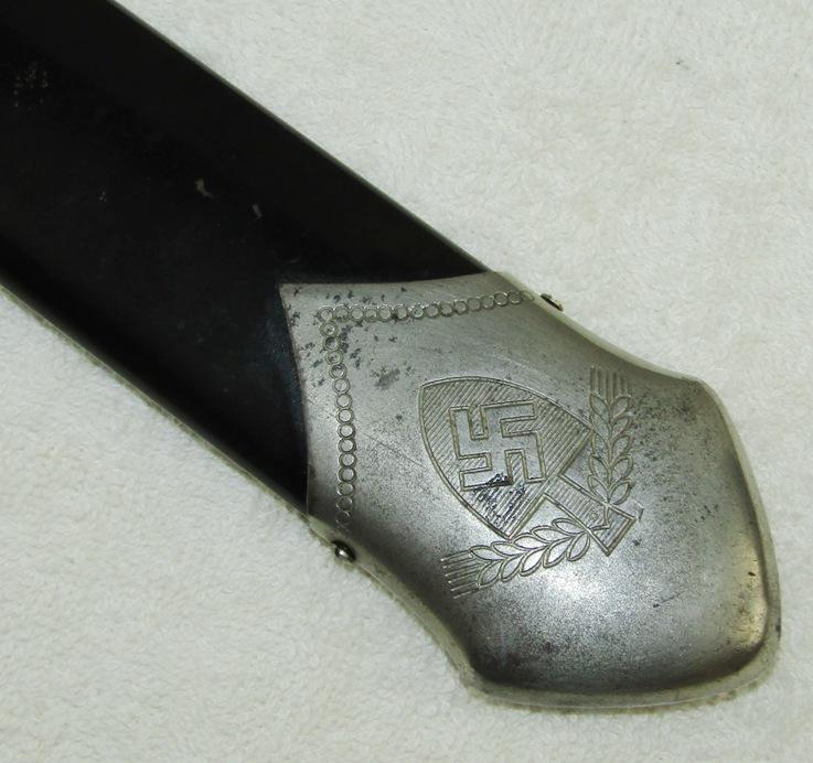 RAD Enlisted Hewer With Scabbard-Eickhorn Maker Mark