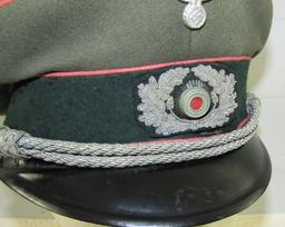 German Panzer Officer's Visor Hat-Pekuro