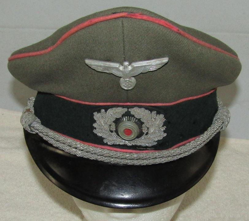 German Panzer Officer's Visor Hat-Pekuro