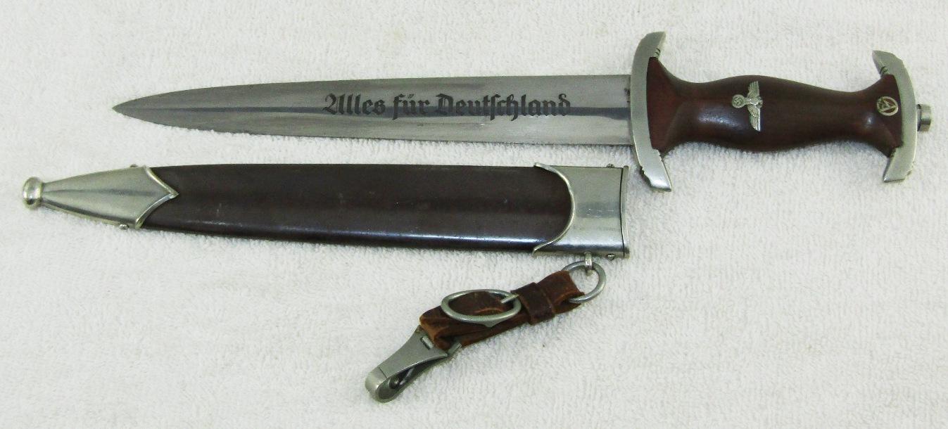 Early SA Dagger With Scabbard/Hanger-Scarce Maker Of MALSCH & AMBRONN