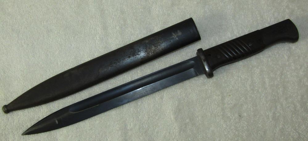 Early WW2 K98 Bayonet with Scabbard-matching Numbers-1939 Eickhorn