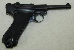 "Black Widow" Luger Pistol With Holster.  "byf 41". All Numbers Match