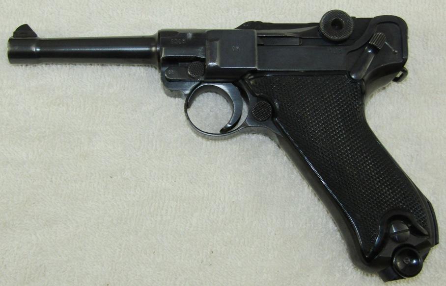 "Black Widow" Luger Pistol With Holster.  "byf 41". All Numbers Match