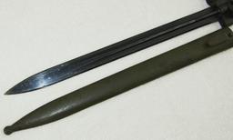 Rare WW2 Period Hungarian Cavalry Bayonet With Scabbard.