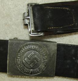 German Combat Police Buckle With Belt
