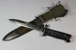 Post WW2 Danish Denmark M5A1 Bayonet For M1 Garand. 1962.