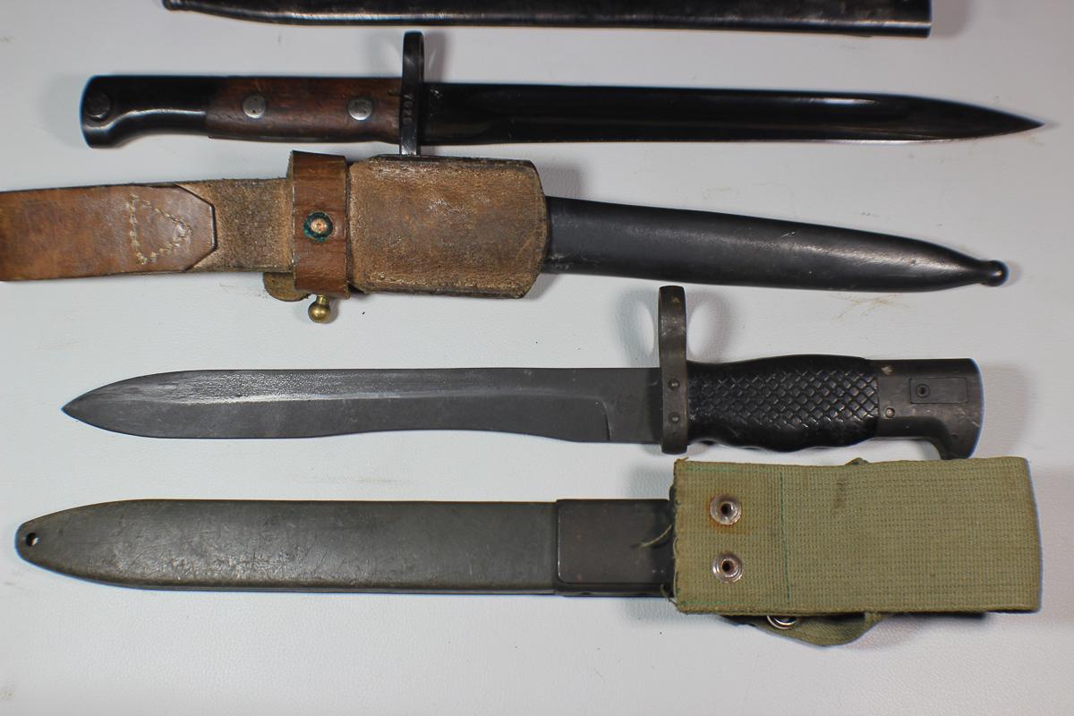 World Lot - 3 Bayonets. Czech VZ-24, Spanish Bolo , & Yugoslavian M48.