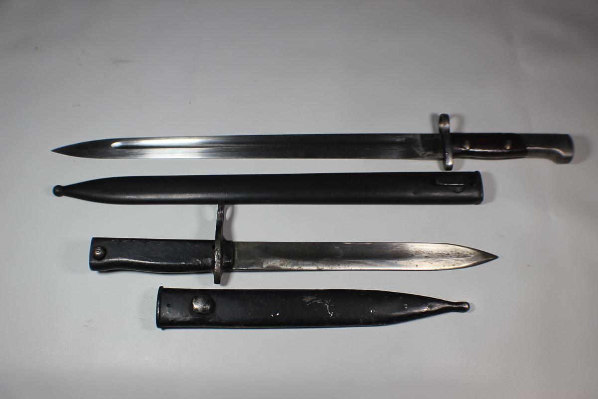 Lot of 2 Bayonets. Turkish Ersatz & Unknown.