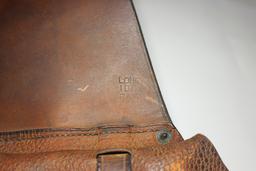 1917 Dated US WW1 Cavalry Saddle Bags. Long 1917. Supple Strong NICE!