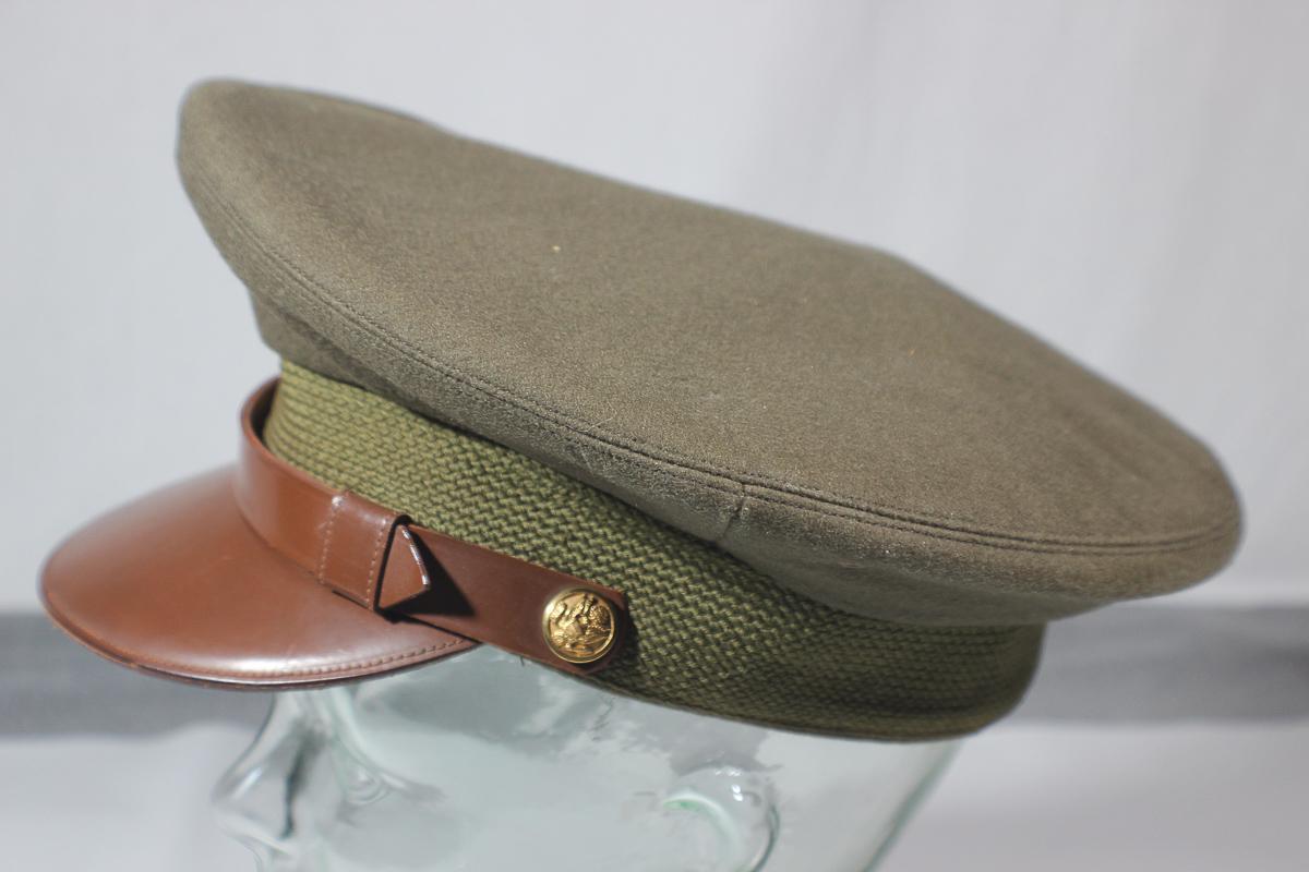 Very Nice Crusher "Style" Wallach's 5th Avenue Named Army Officer's Visor Cap.