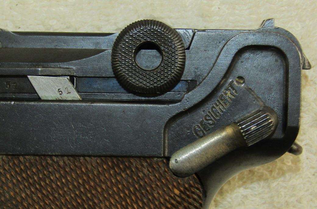 Rare Double Date WW1/Weimar Period Police Luger