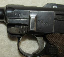 Rare Double Date WW1/Weimar Period Police Luger